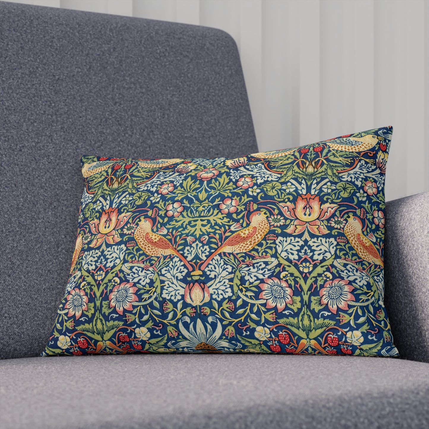 William Morris & Co Cushion and Cushion Cover - Strawberry Thief Collection