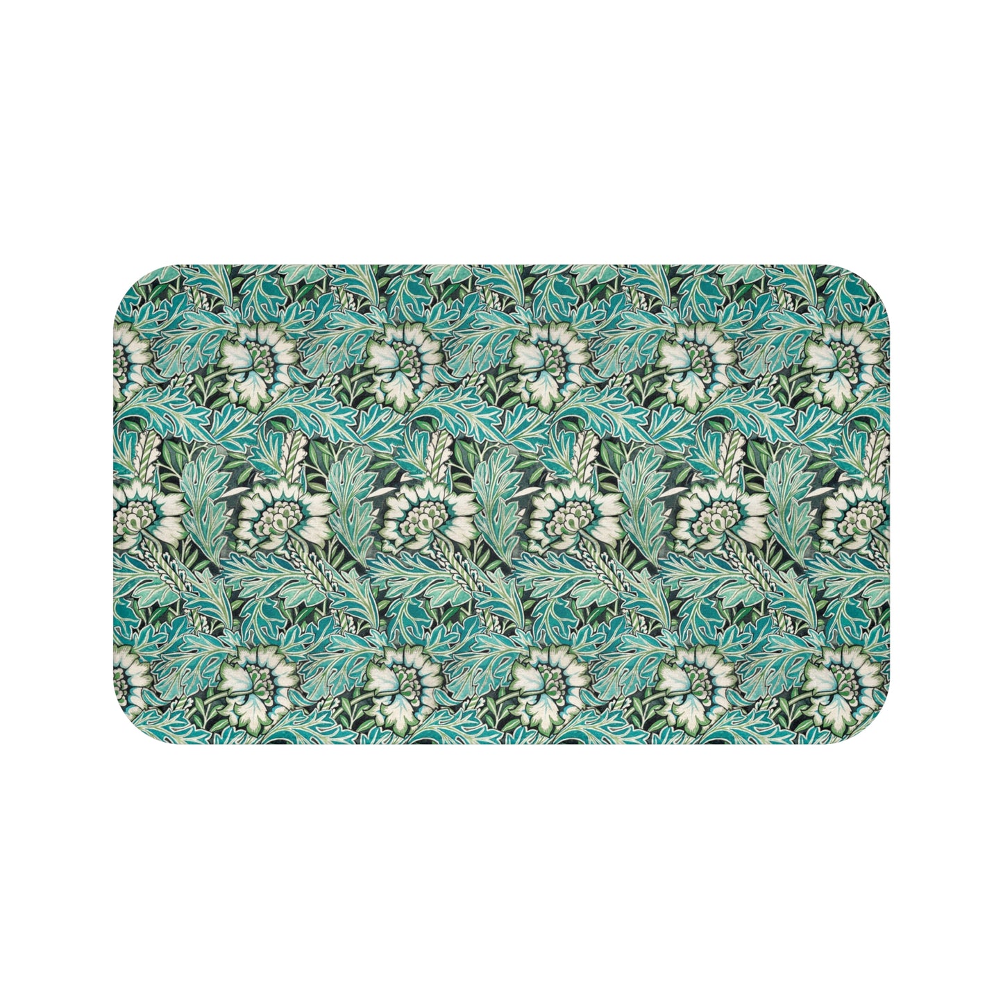 Microfibre Bath Mat inspired by William Morris - Anemone Collection