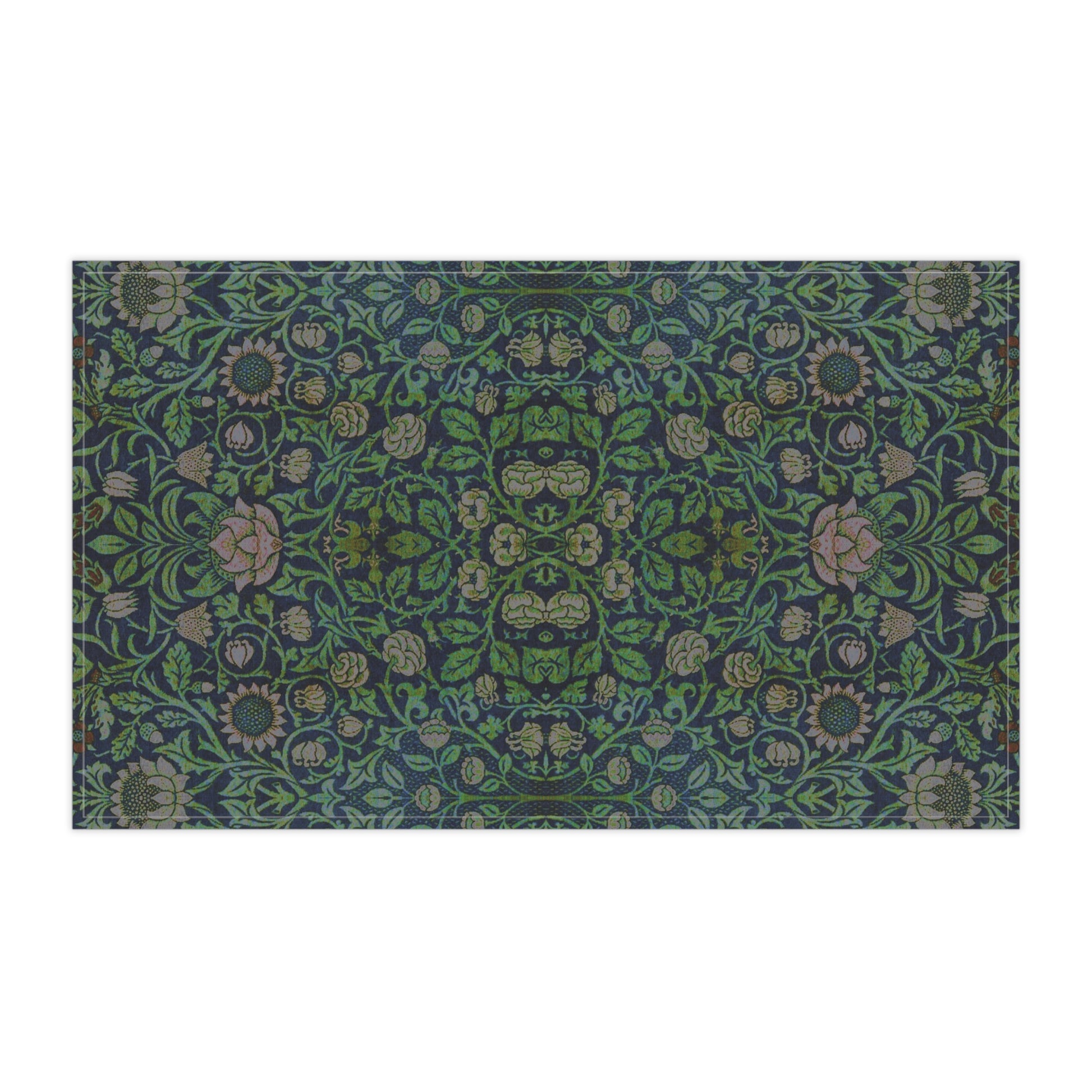 william-morris-co-kitchen-tea-towel-violet-and-columbine-collection-green-4