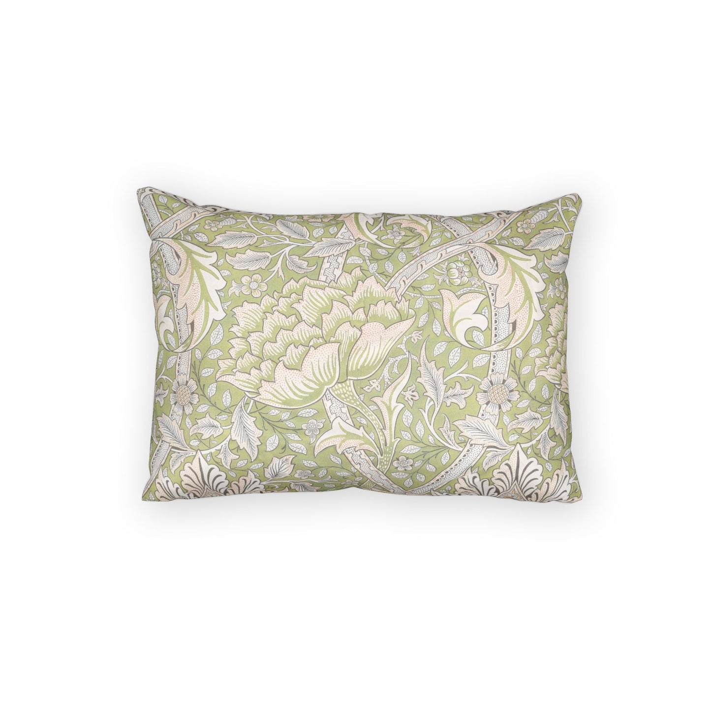 Cotton Pillow Sham inspired by William Morris - Windrush Collection (Brook)