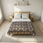 Cotton Comforter inspired by William Morris - Pimpernel Collection (Rosewood)