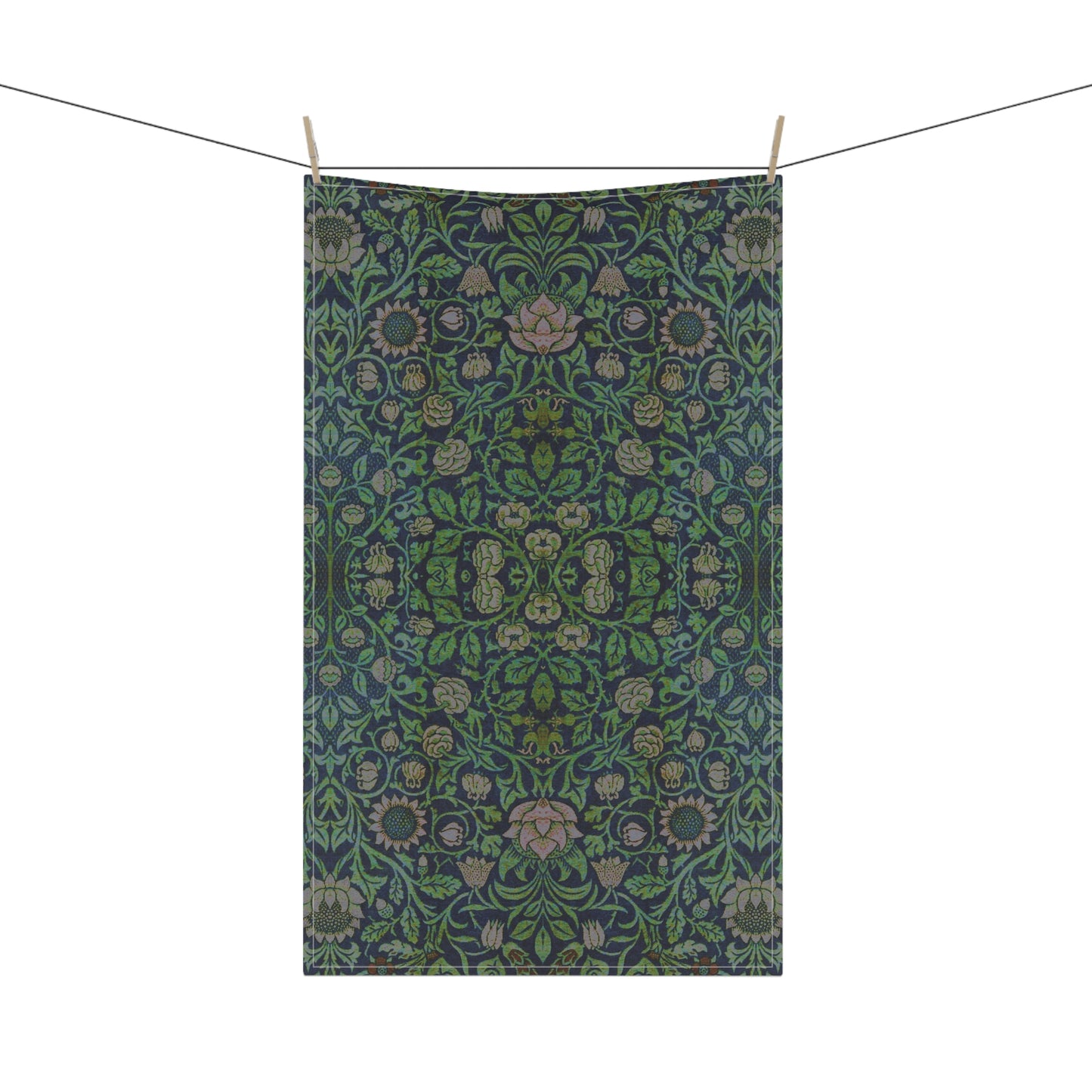 william-morris-co-kitchen-tea-towel-violet-and-columbine-collection-green-11