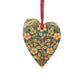 Wooden Christmas Ornaments inspired by William Morris - Rose Wreath Collection