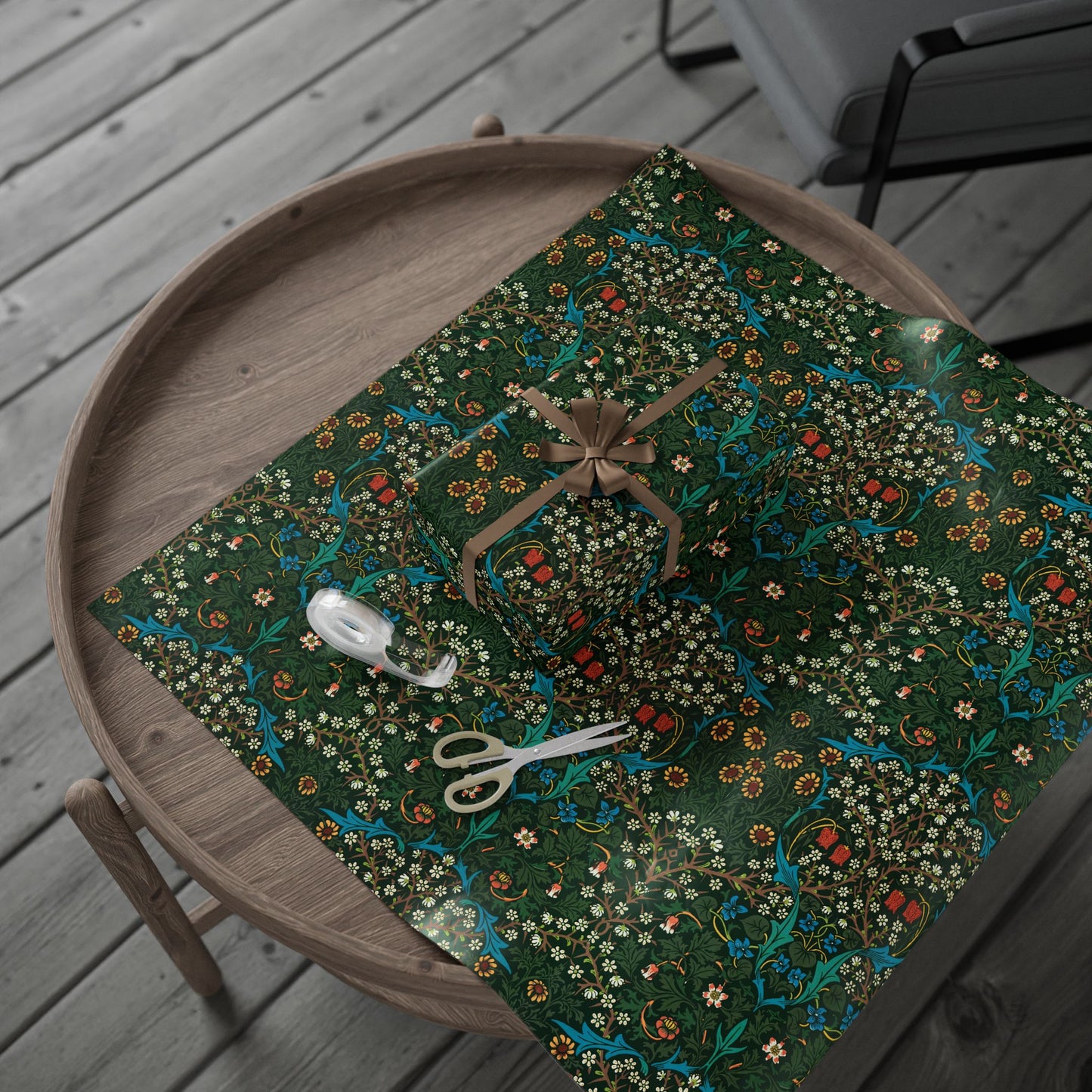 Gift Wrapping Paper inspired by William Morris - Tulip Collection