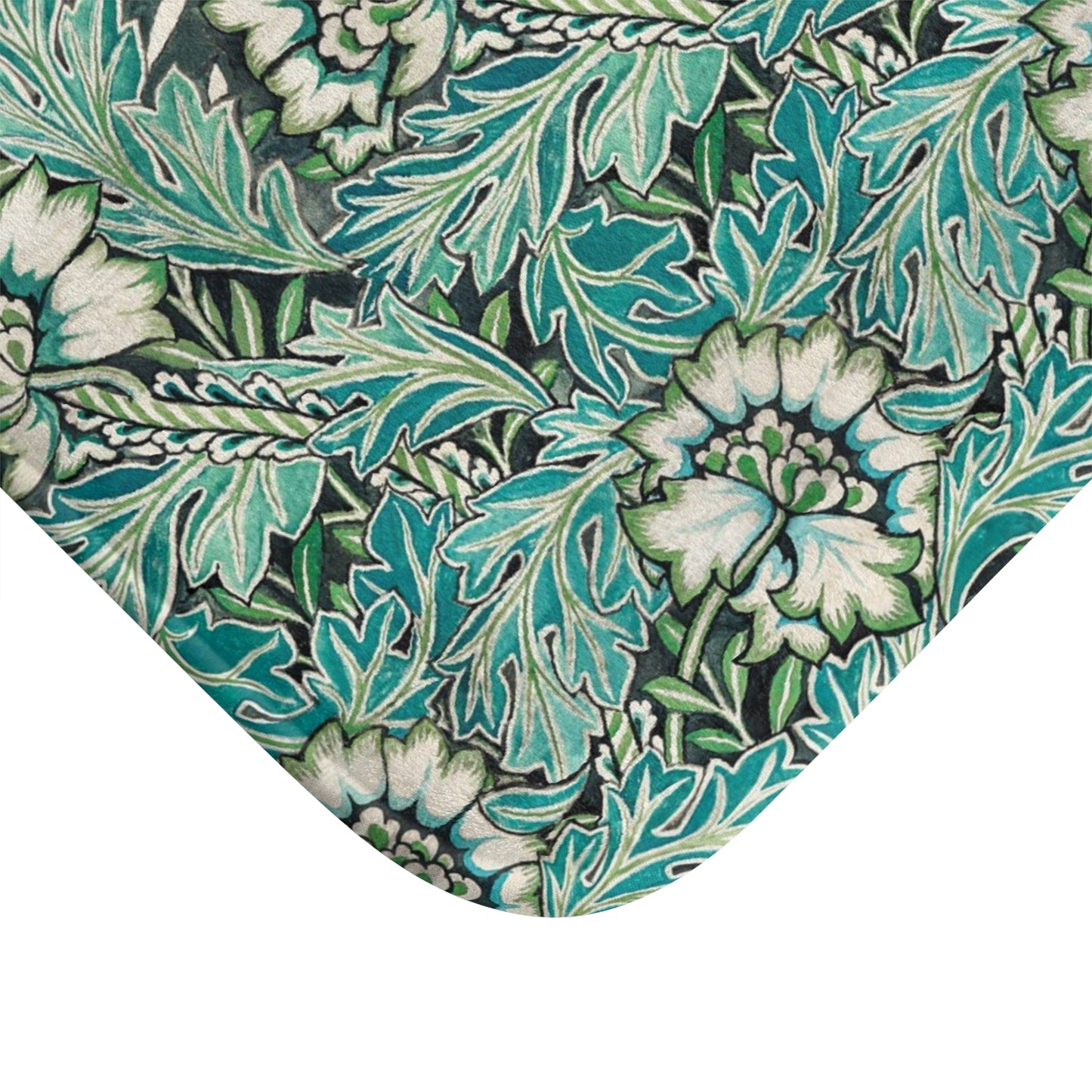 Microfibre Bath Mat inspired by William Morris - Anemone Collection