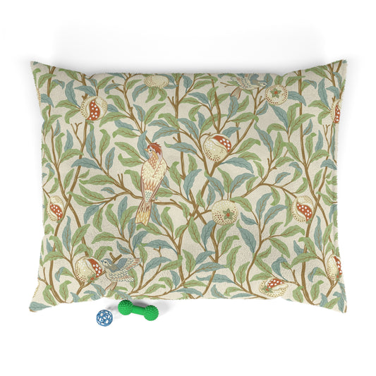 william-morris-co-pet-bed-bird-and-pomegranate-collection-parchment-1