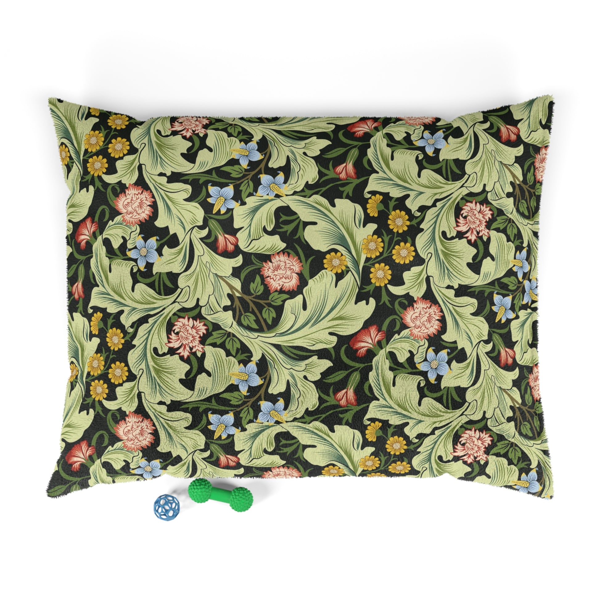 william-morris-co-pet-bed-leicester-collection-green-1