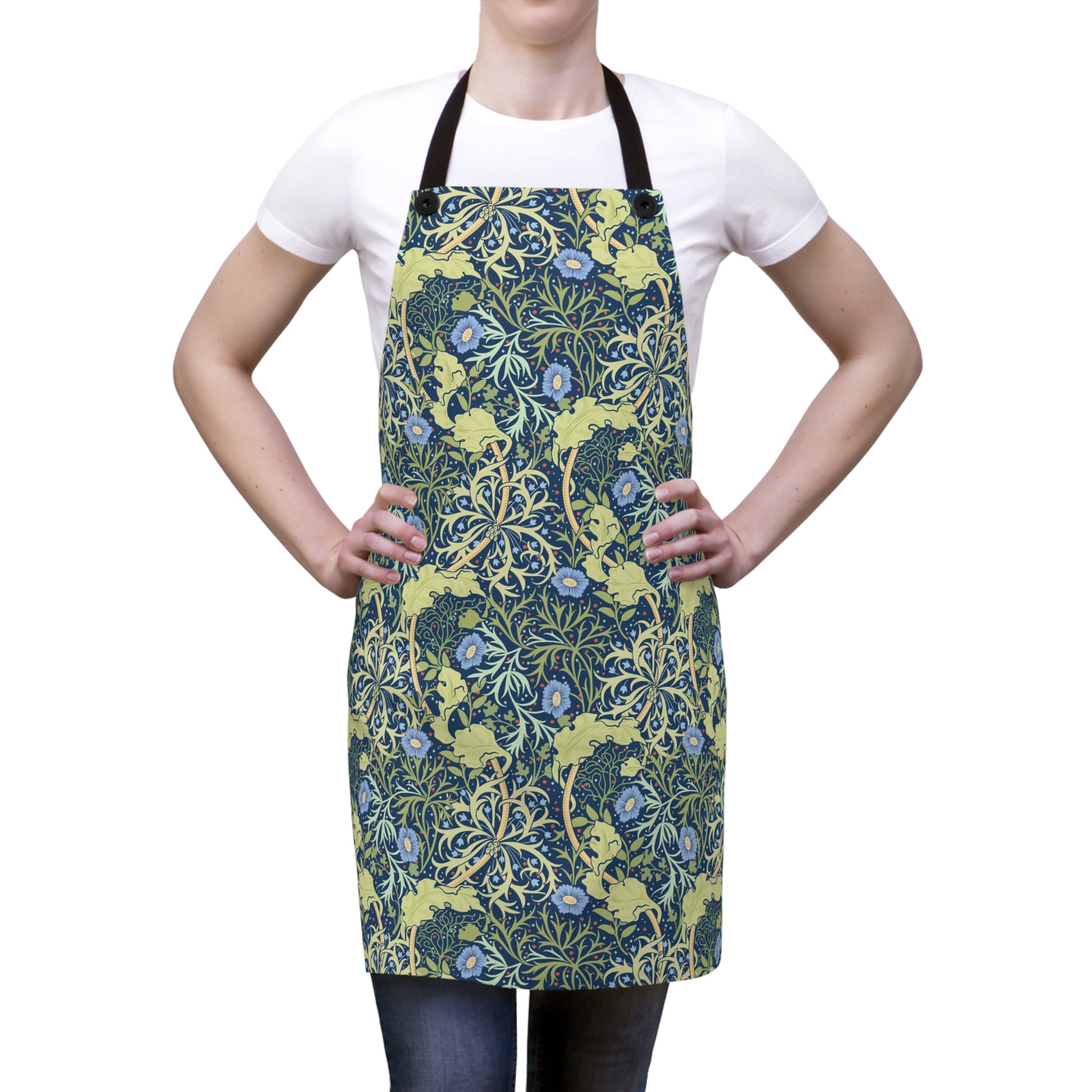 william-morris-co-kitchen-apron-seaweed-collection-blue-flower-4