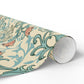Gift Wrapping Paper inspired by William Morris - Golden Lily Collection (Mineral)