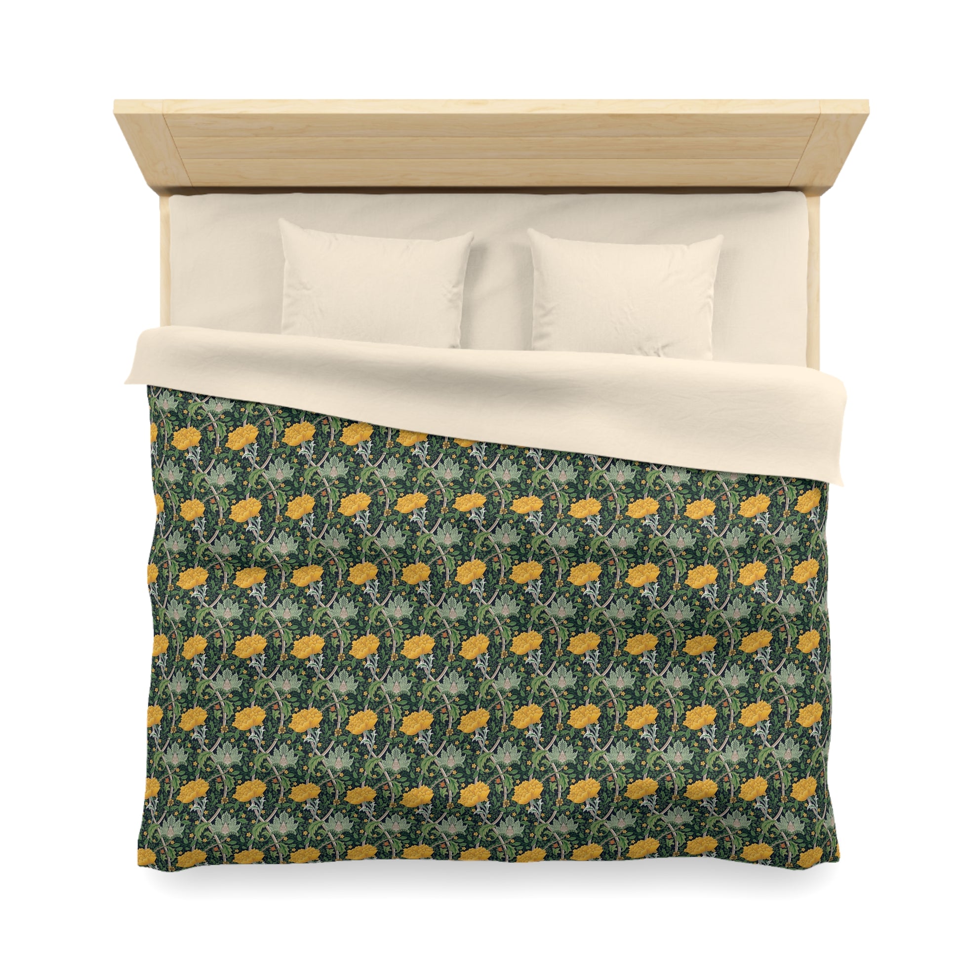 william-morris-co-microfibre-duvet-cover-chrysanthemum-collection-yellow-8