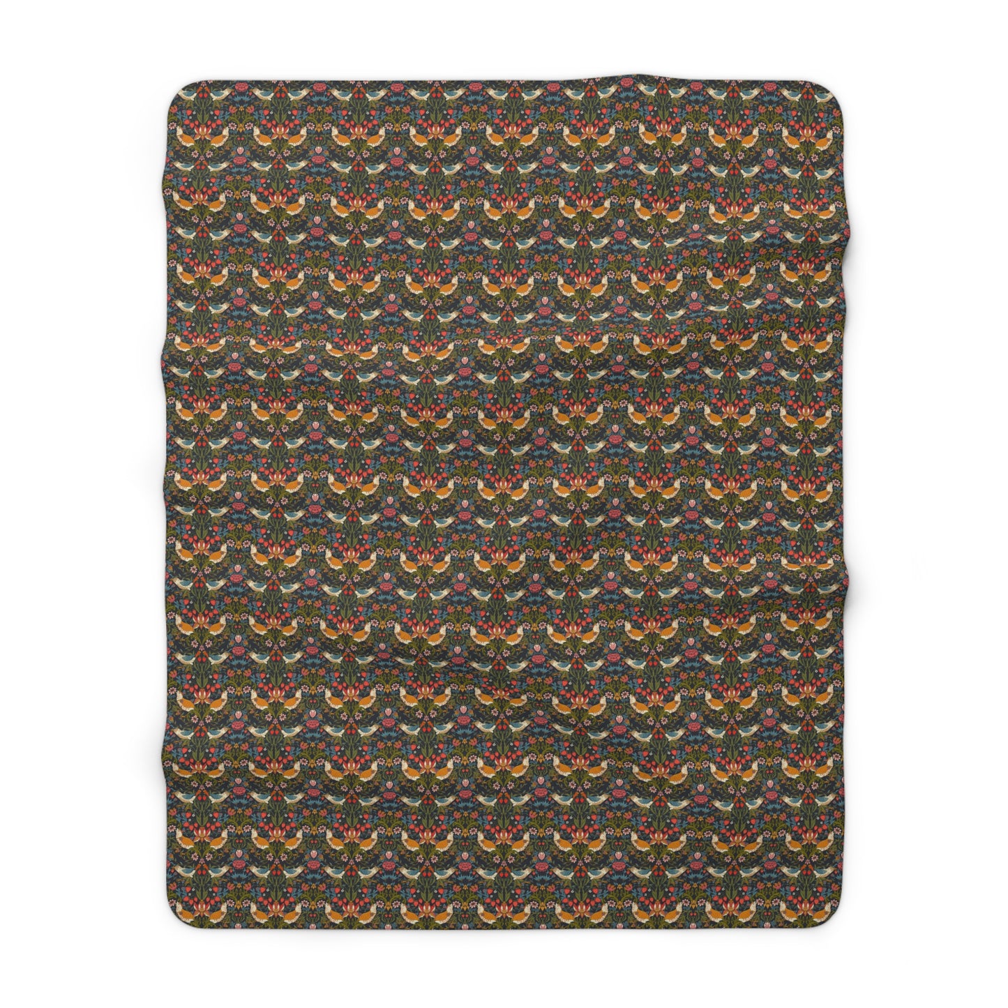 sherpa-fleece-blanket-by-william-morris-strawberry-thief-ebony-3
