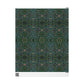 Gift Wrapping Paper inspired by William Morris - Violet & Columbine Collection (Green)