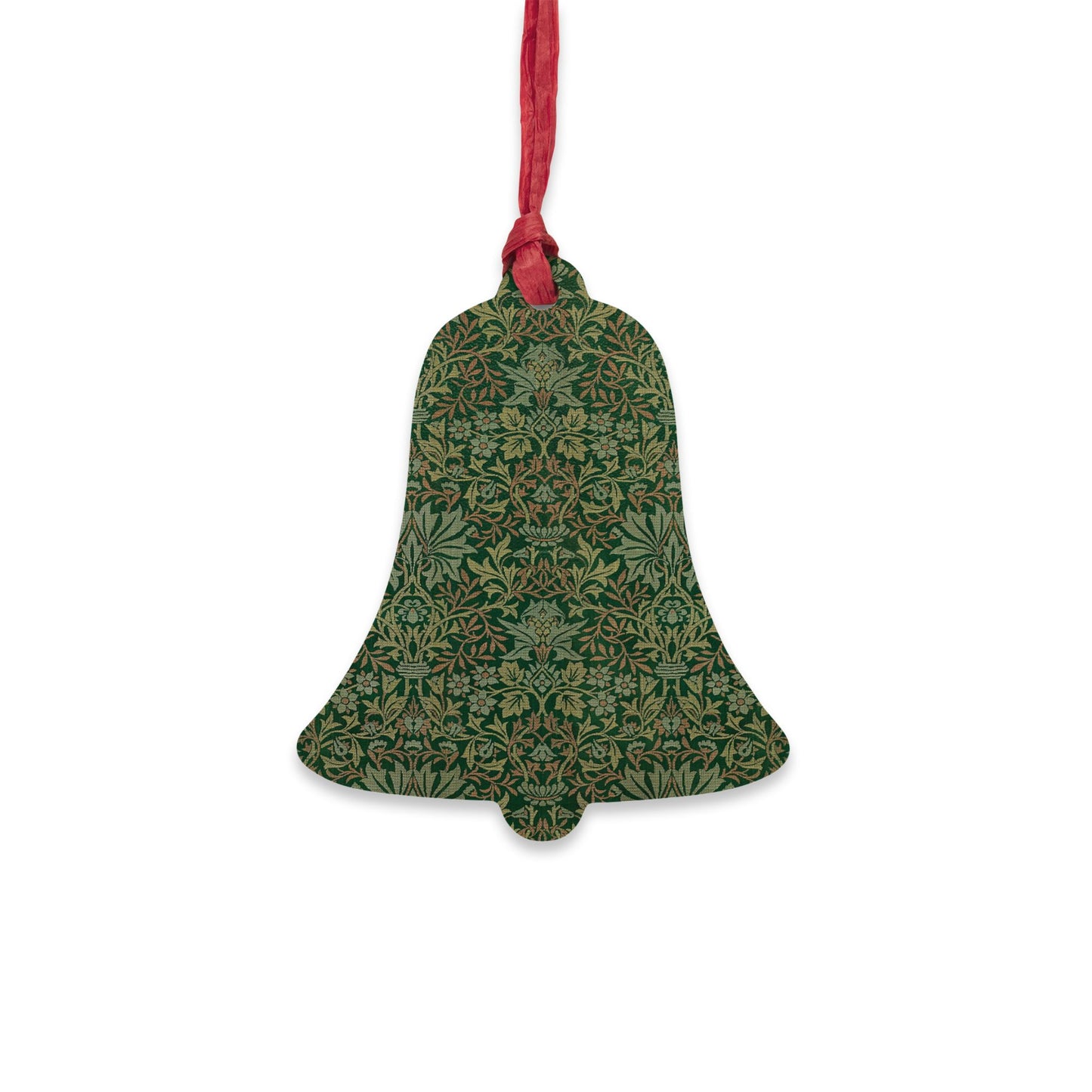 Wooden Christmas Ornaments inspired by William Morris - Flower Garden Collection