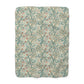 Sherpa Fleece Blanket inspired by William Morris - Golden Lily Collection (Mineral)