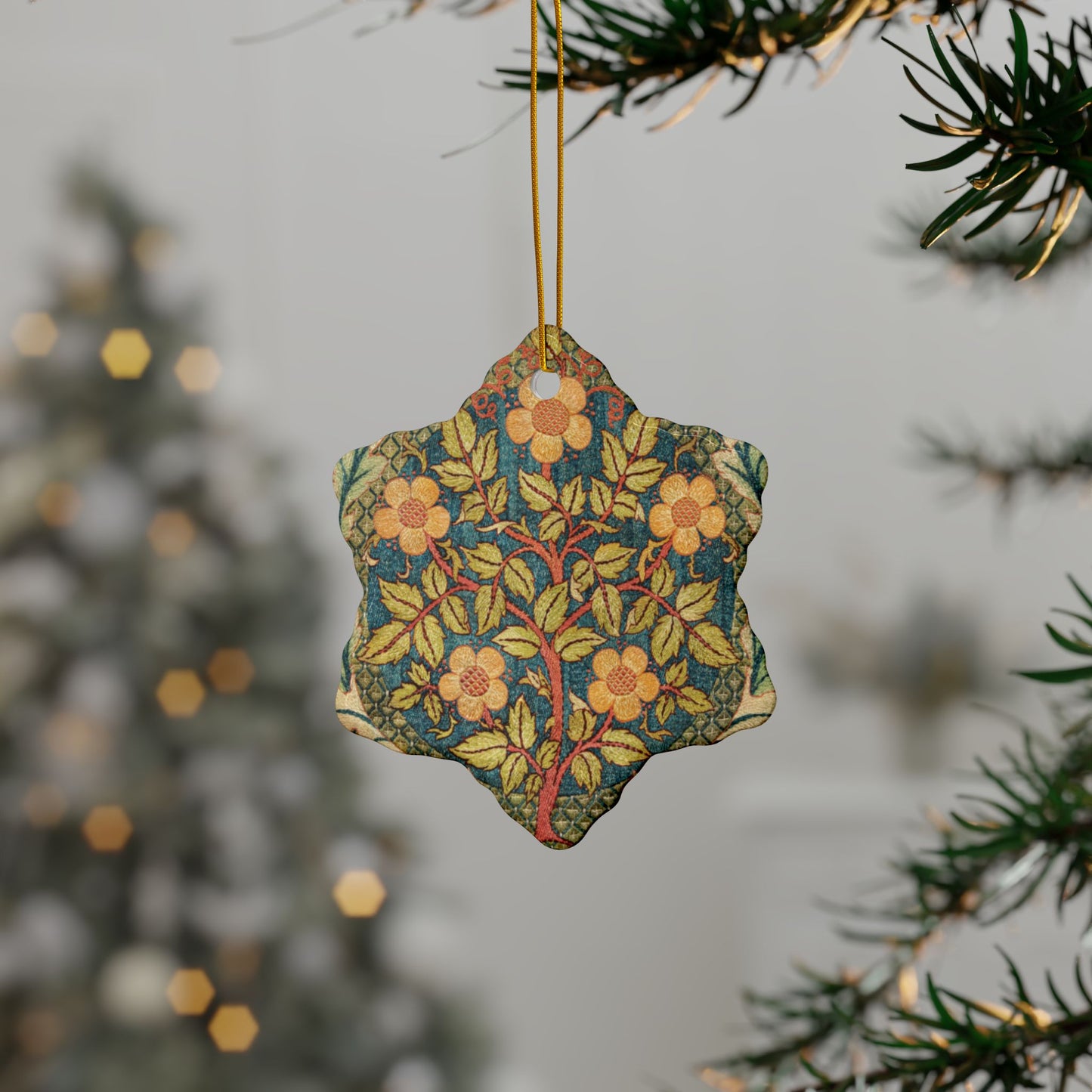 ceramic-christmas-ornaments-william-morris-rose-wreath-1-3-5-10-60