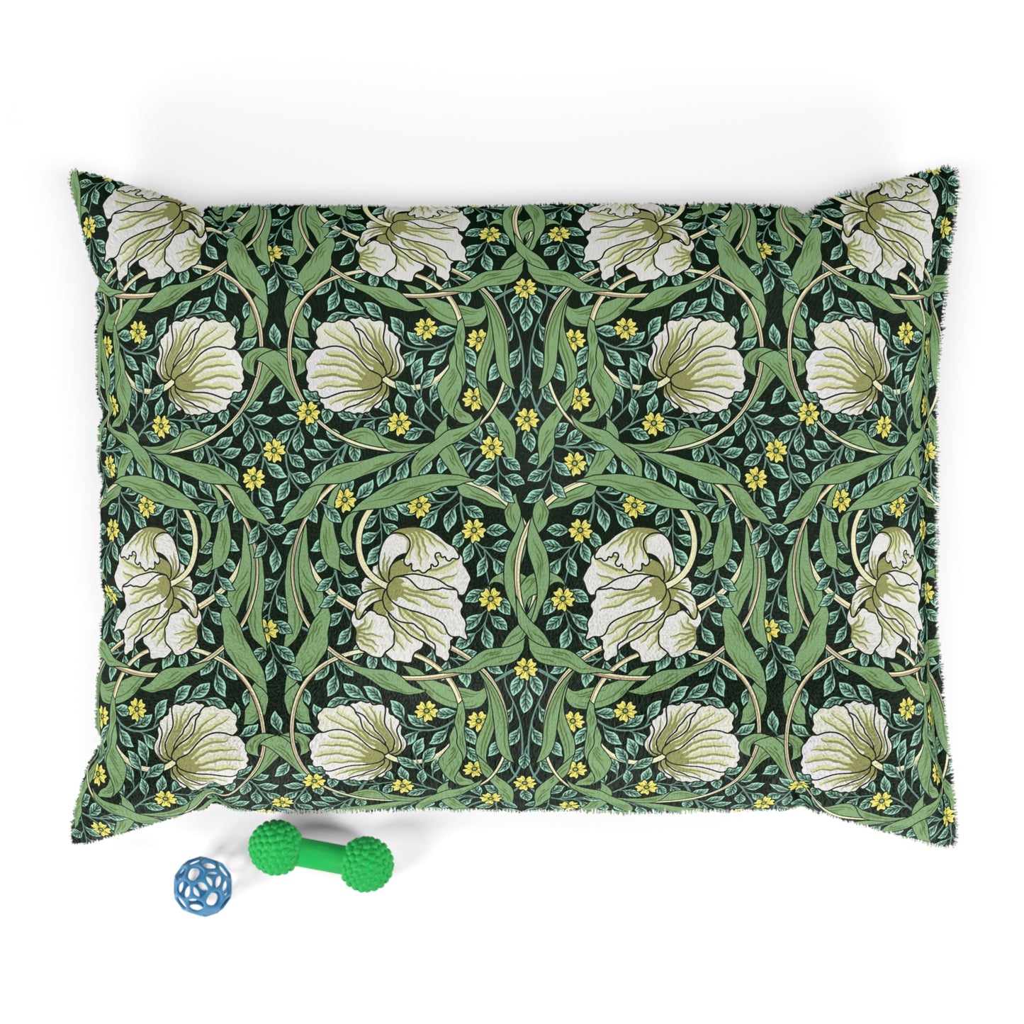 william-morris-co-pet-bed-pimpernel-collection-green-3