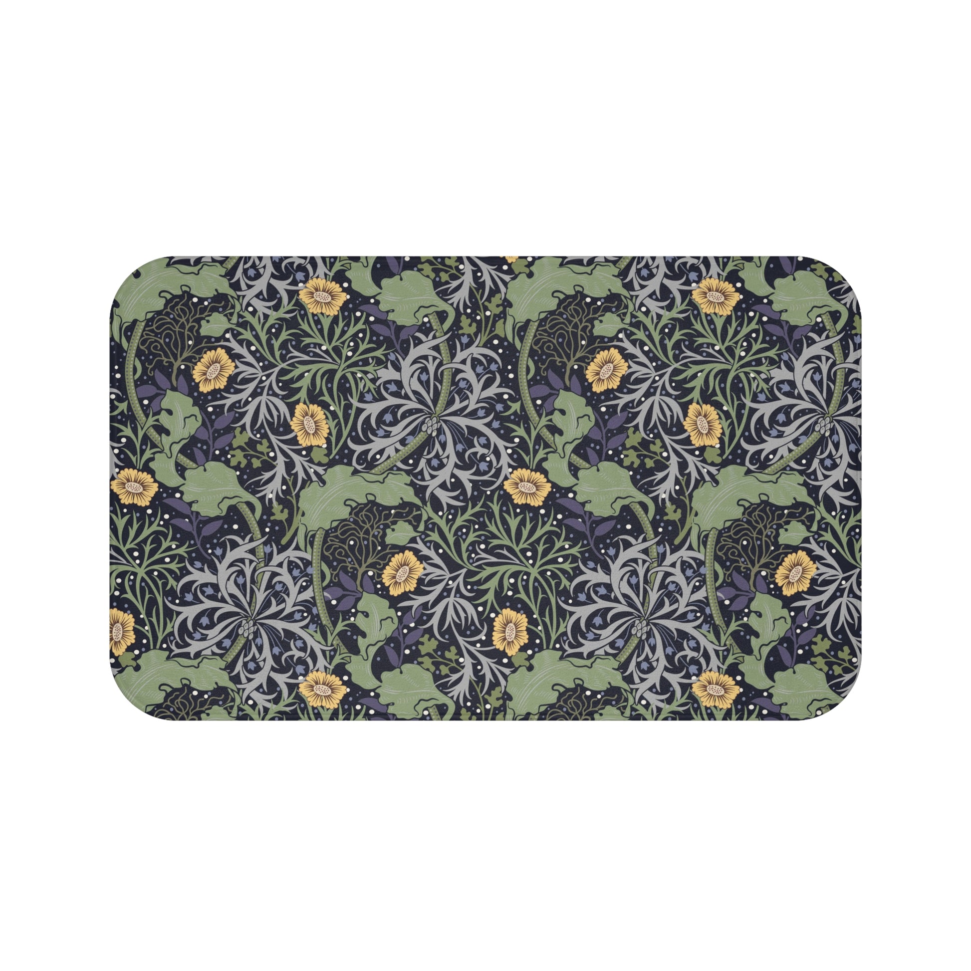 bath-mat-william-morris-seaweed-yellow-flower-3