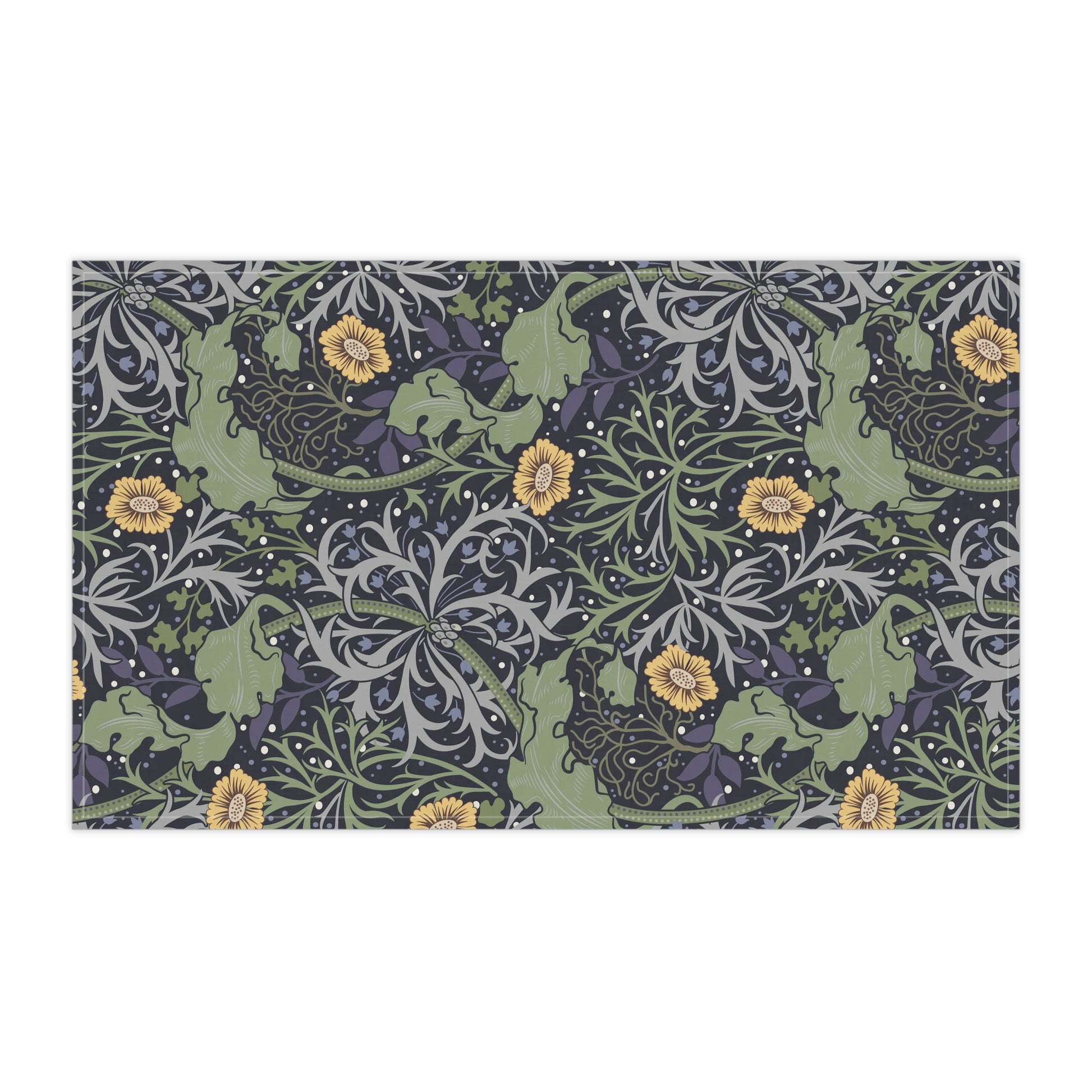 william-morris-co-kitchen-tea-towel-seaweed-collection-yellow-flower-9
