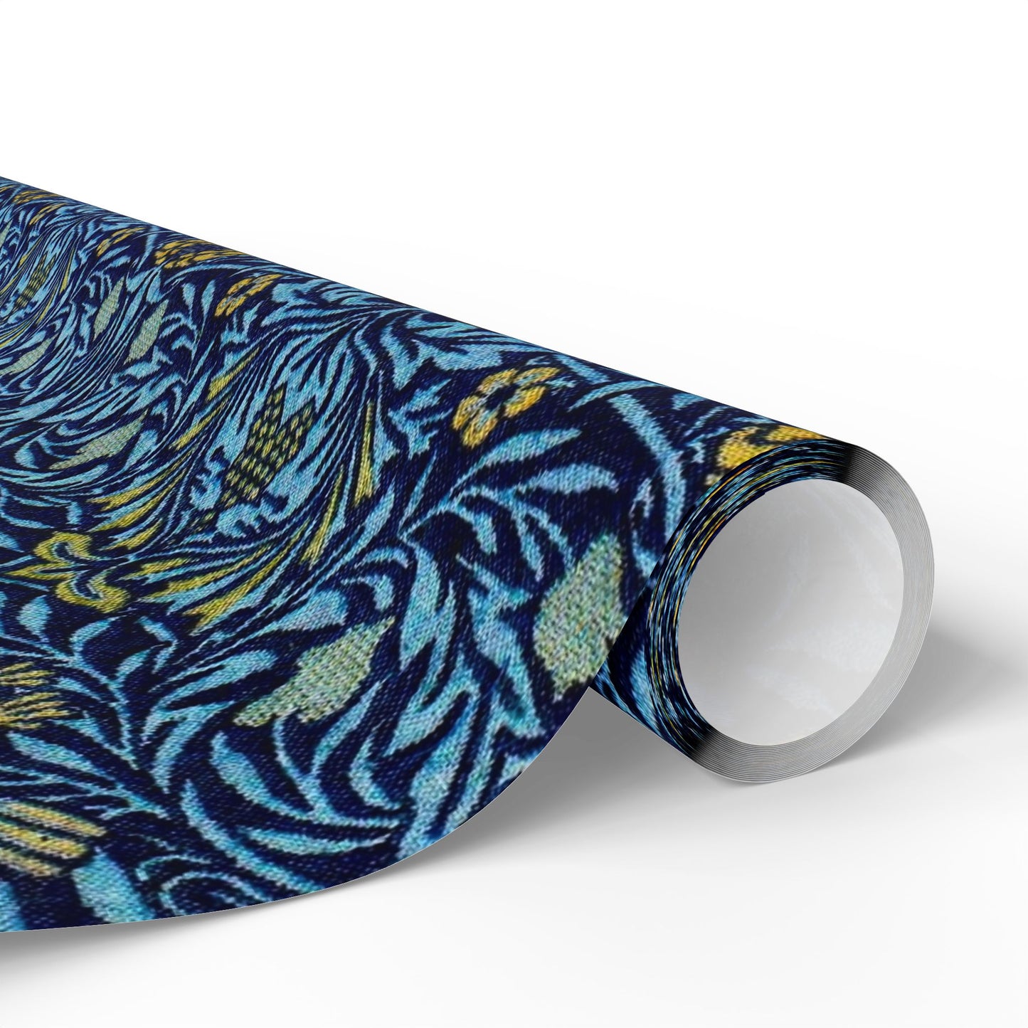 Christmas Wrapping Paper inspired by William Morris - Bluebird Collection