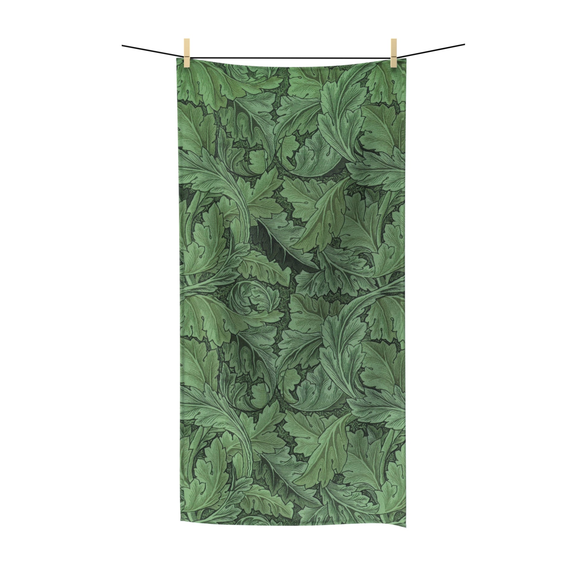 william-morris-co-luxury-polycotton-towel-acanthus-collection-green-10