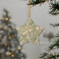 Ceramic Christmas Ornaments inspired by William Morris - Windrush Collection (Brook) - Double Sided Print: 1pc, 3pcs, 5pcs, 10pcs