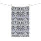 Kitchen Tea Towel inspired by William Morris - Brer Rabbit Collection (Grey)