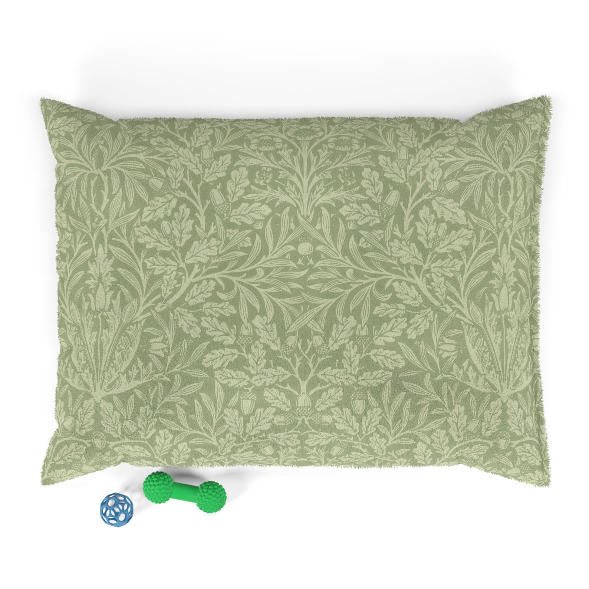 dog-bed-inspired-by-william-morris-acorns-and-oak-leaves-green-4