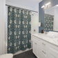 William Morris & Co Shower Curtains - Pimpernel Collection (Slate)