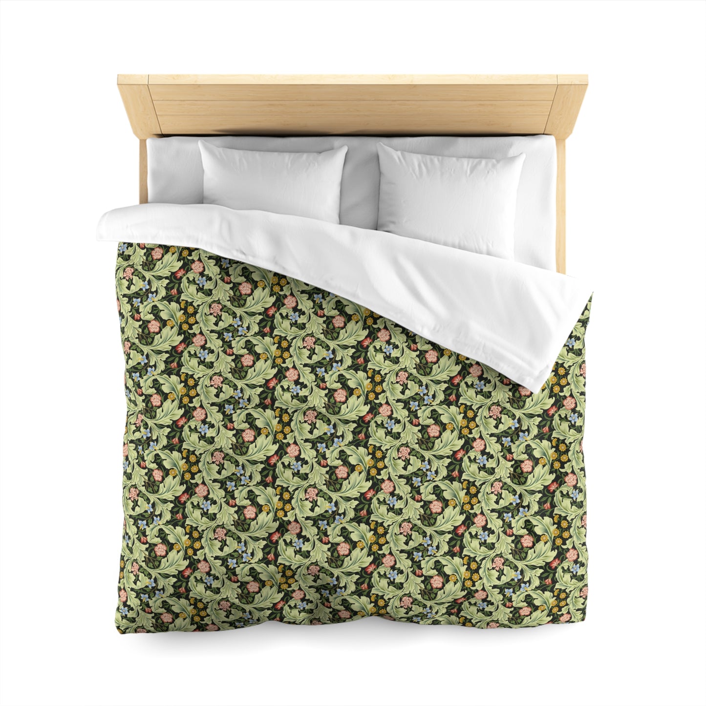 Duvet Cover inspired by William Morris - Leicester Collection (Green)