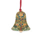 Wooden Christmas Ornaments inspired by William Morris - Rose Wreath Collection