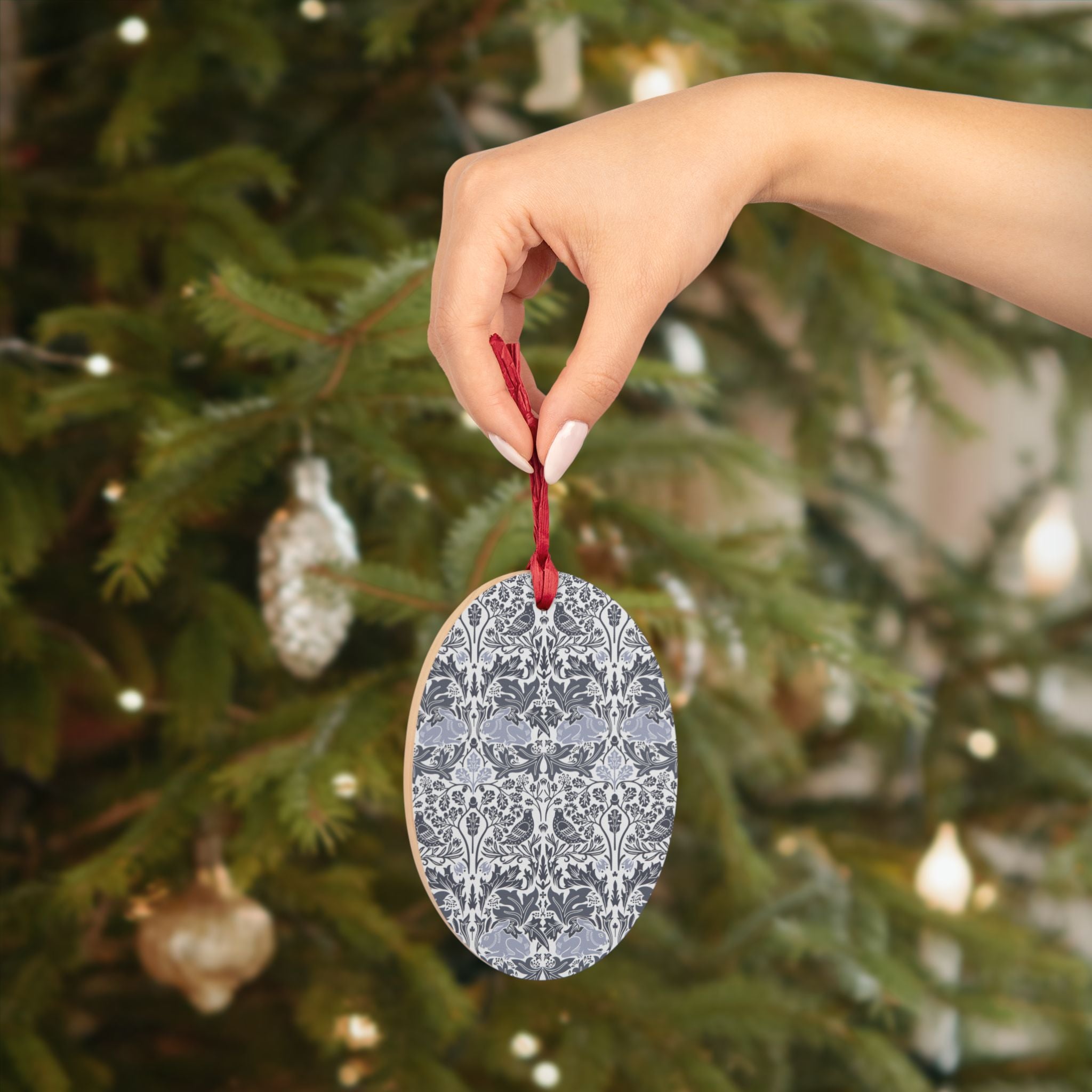 Wooden Christmas Ornaments by William Morris - Brer Rabbit
