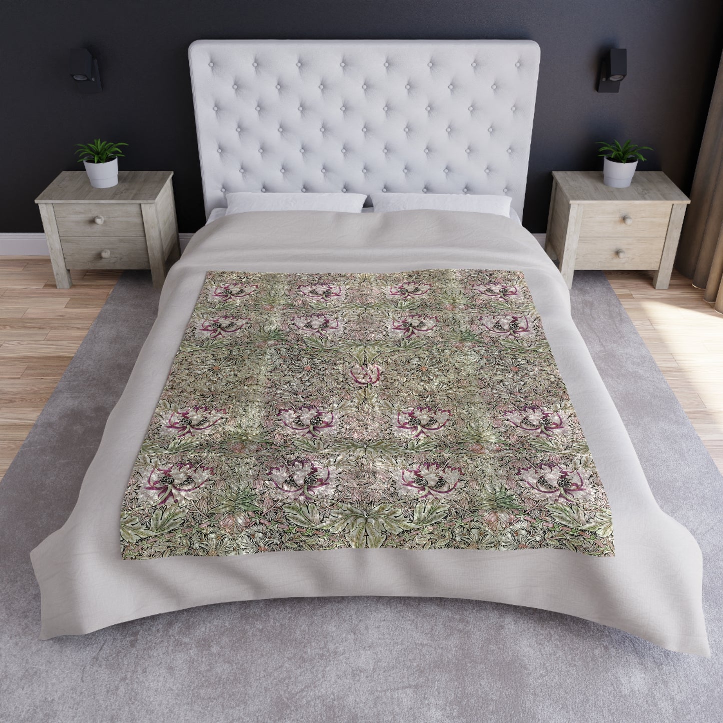 Velvet Blanket inspired by William Morris -