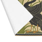 Table Placemat inspired by William Morris - Swan, Rush and Iris Collection (Black Swan)