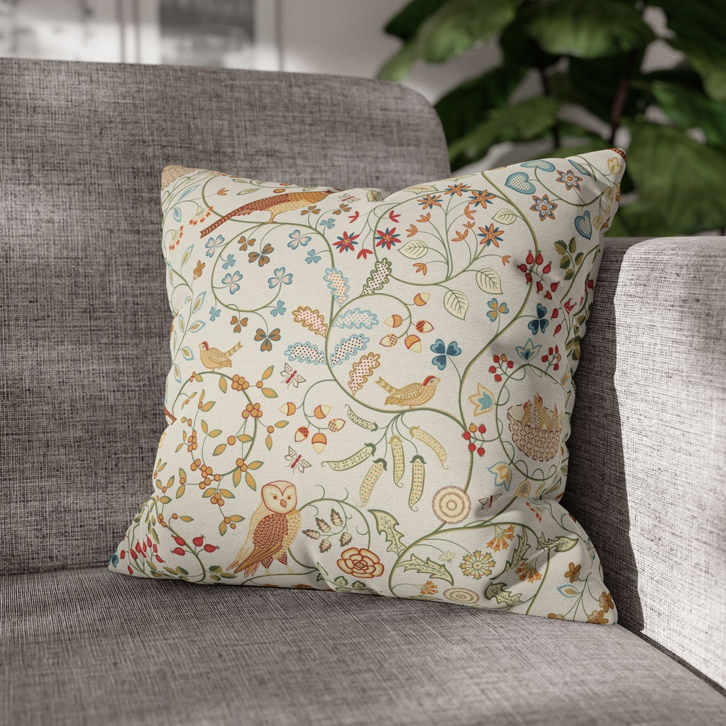 Cushion Cover inspired by William Morris - Newill Collection (Day)