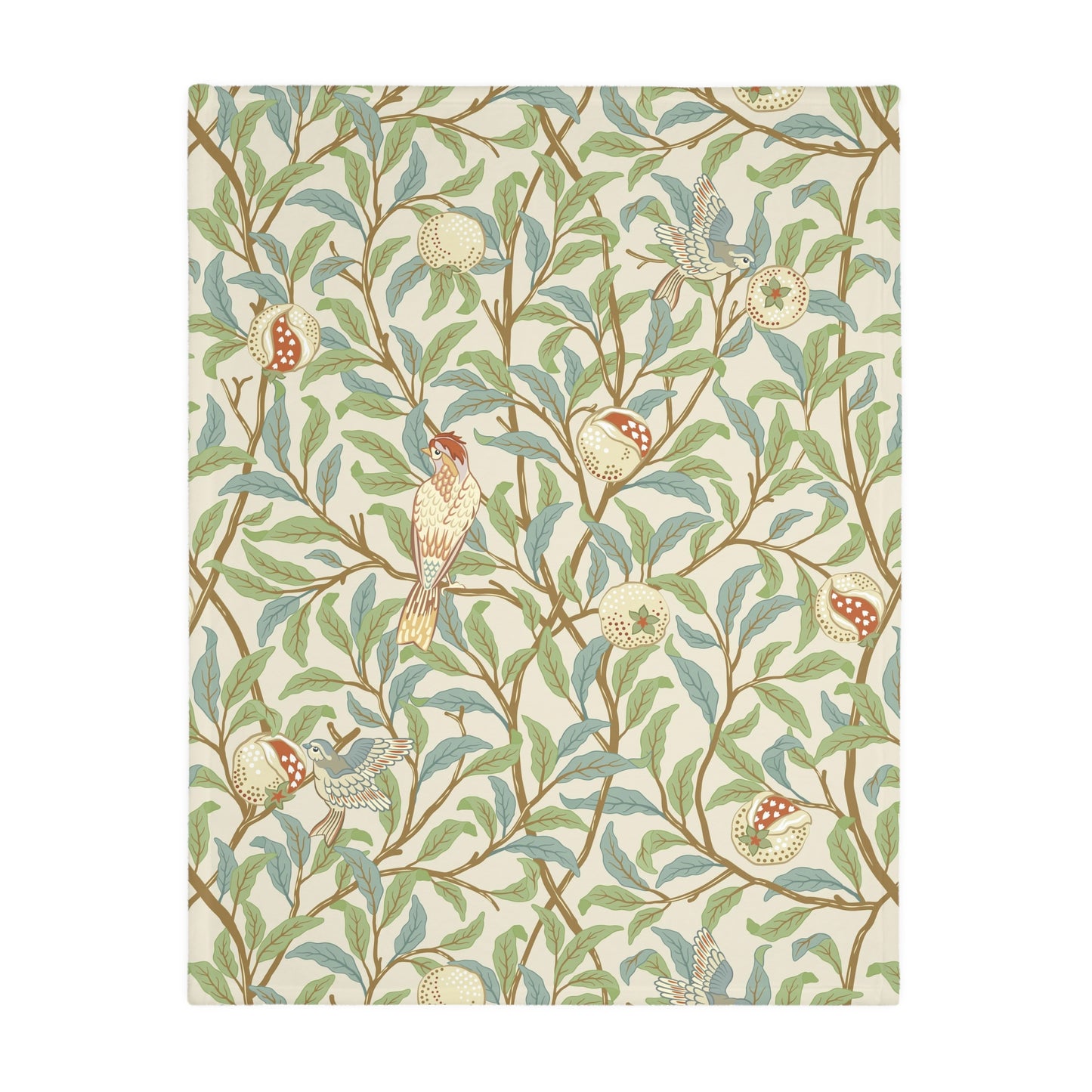 william-morris-co-luxury-velveteen-minky-blanket-two-sided-print-bird-and-pomegranate-collection-rosella-parchment-11