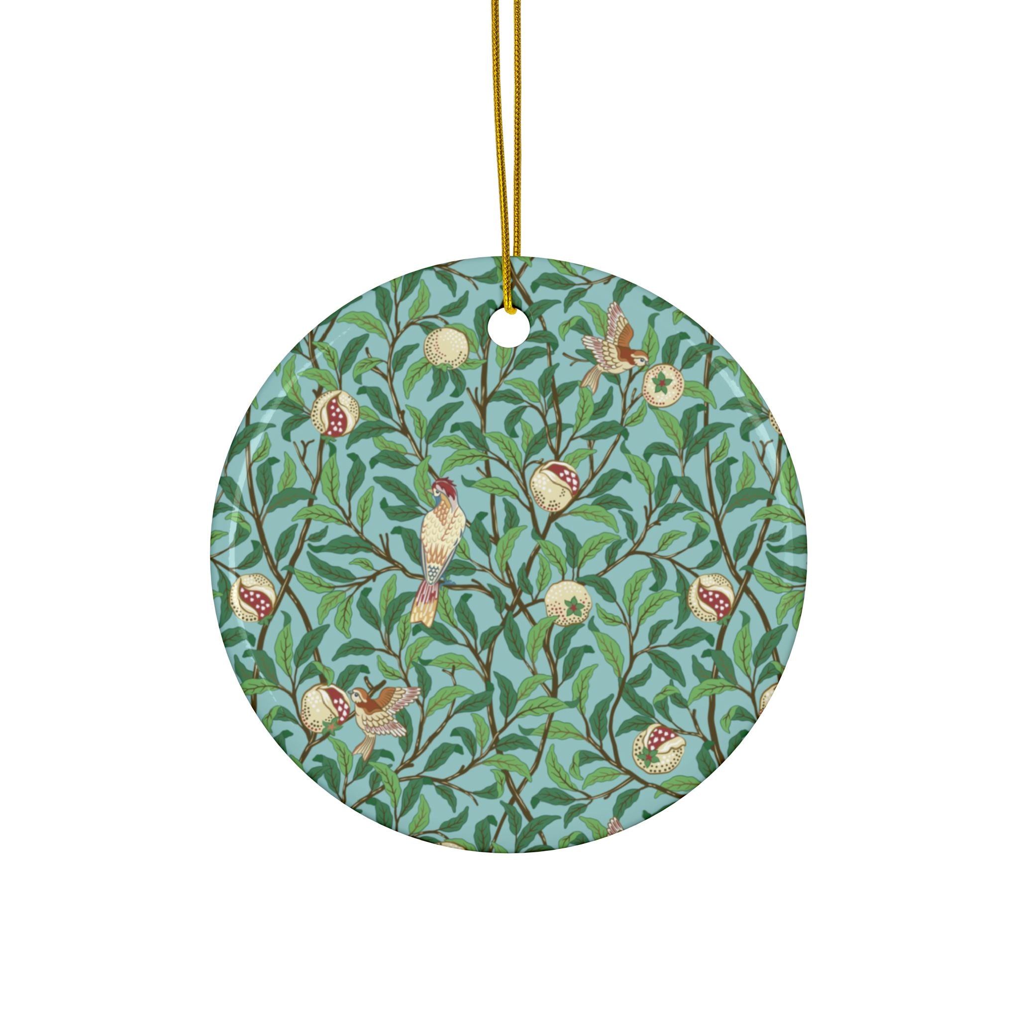 Christmas Ornaments William Morris - Bird & Pomegranate (Tiffany