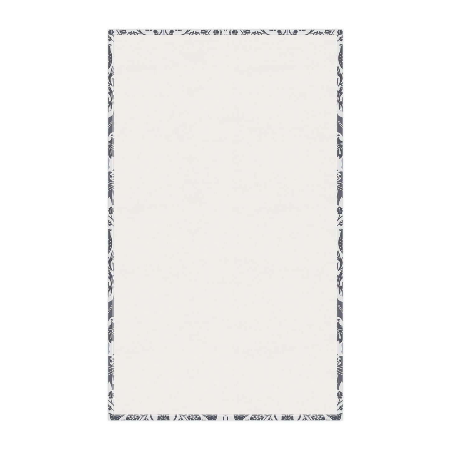 Kitchen Tea Towel inspired by William Morris - Brer Rabbit Collection (Grey)