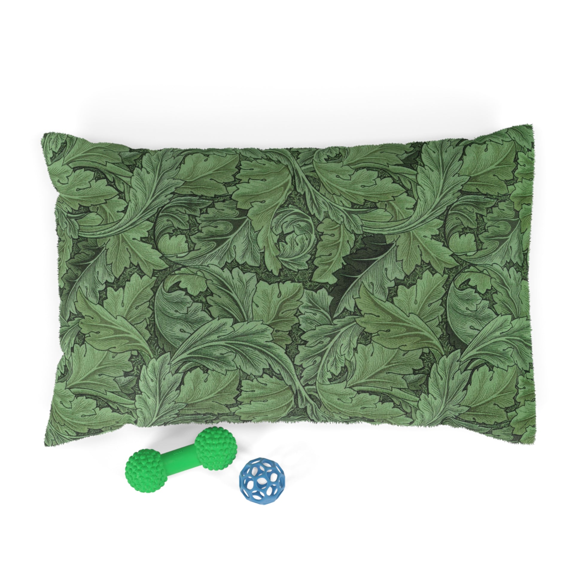 william-morris-co-pet-bed-acanthus-collection-green-3
