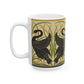 Ceramic Mug inspired by William Morris - Black Swan Collection (Cygnus Aatratus)