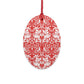 Wooden Christmas Ornaments inspired by William Morris - Brer Rabbit Collection (Red)