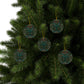 Ceramic Christmas Ornaments inspired by William Morris - Tulip Collection - Double Sided Print: 1pc, 3pcs, 5pcs, 10pcs