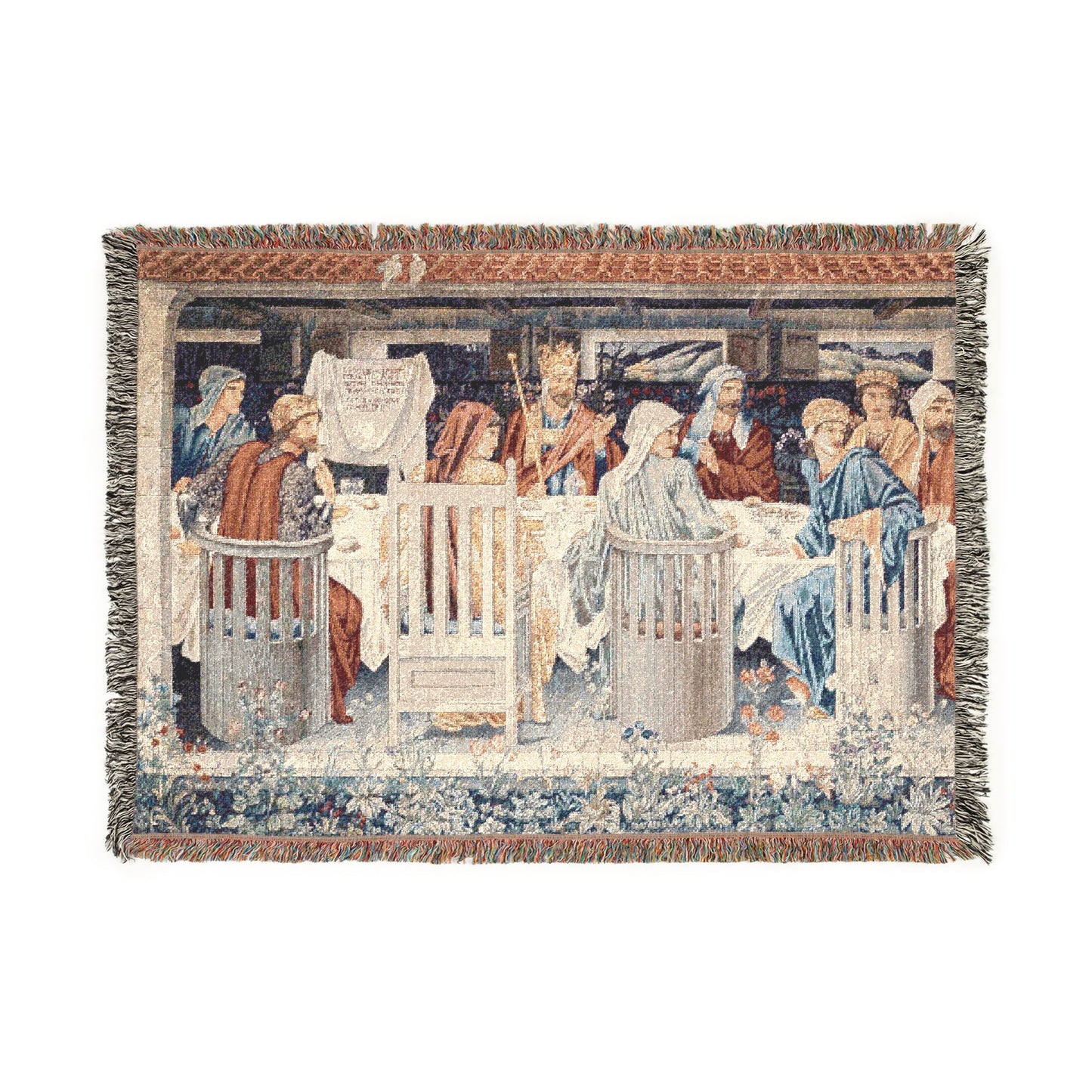 Vintage Woven Blanket - Tapestry Art for Cozy Living Spaces