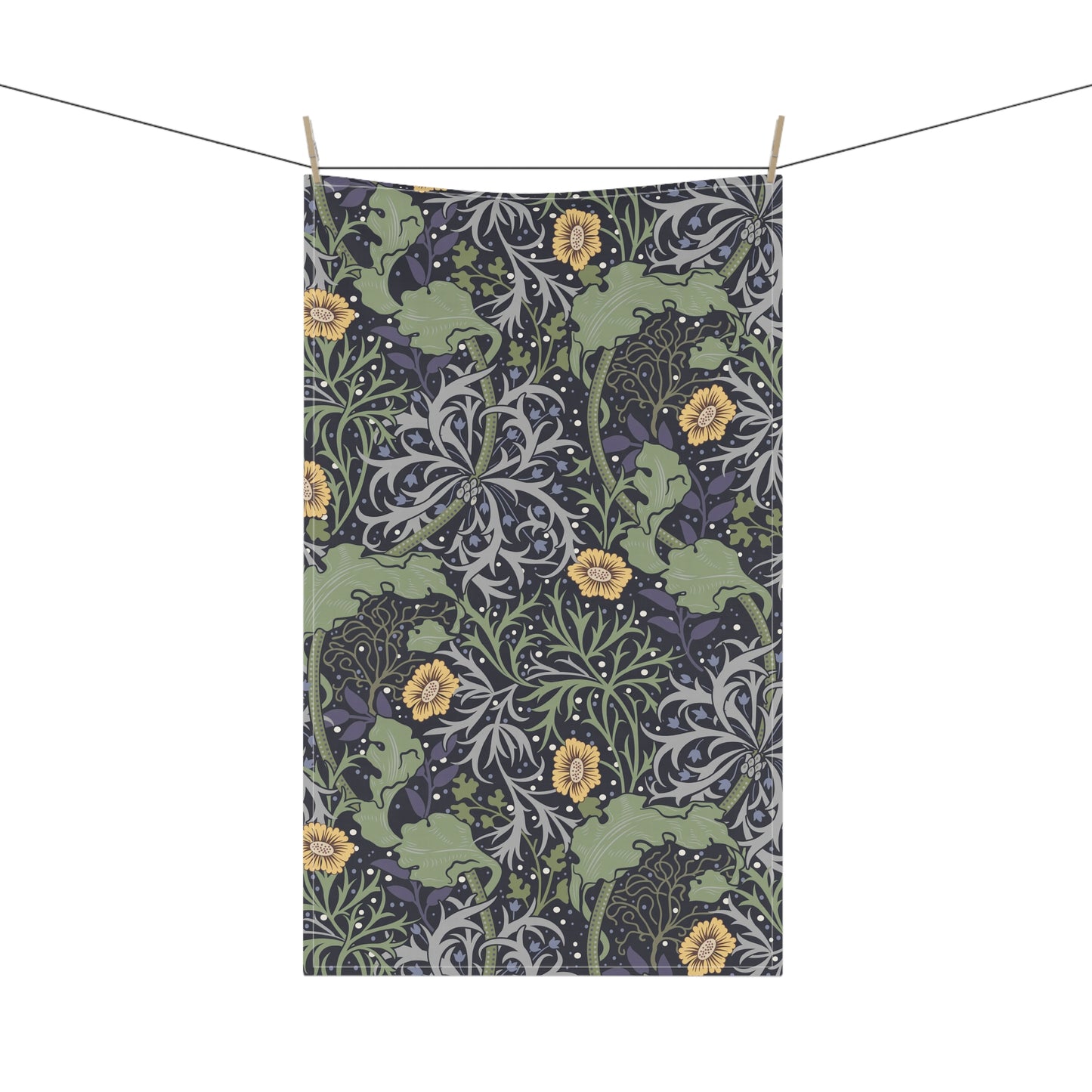 william-morris-co-kitchen-tea-towel-seaweed-collection-yellow-flower-11