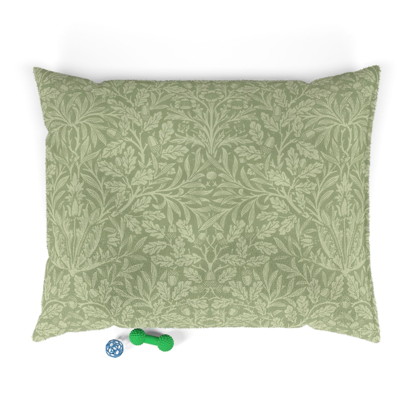 dog-bed-inspired-by-william-morris-acorns-and-oak-leaves-green-1