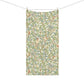 Bath Towel inspired by William Morris - Bird & Pomegranate Collection (Parchment)