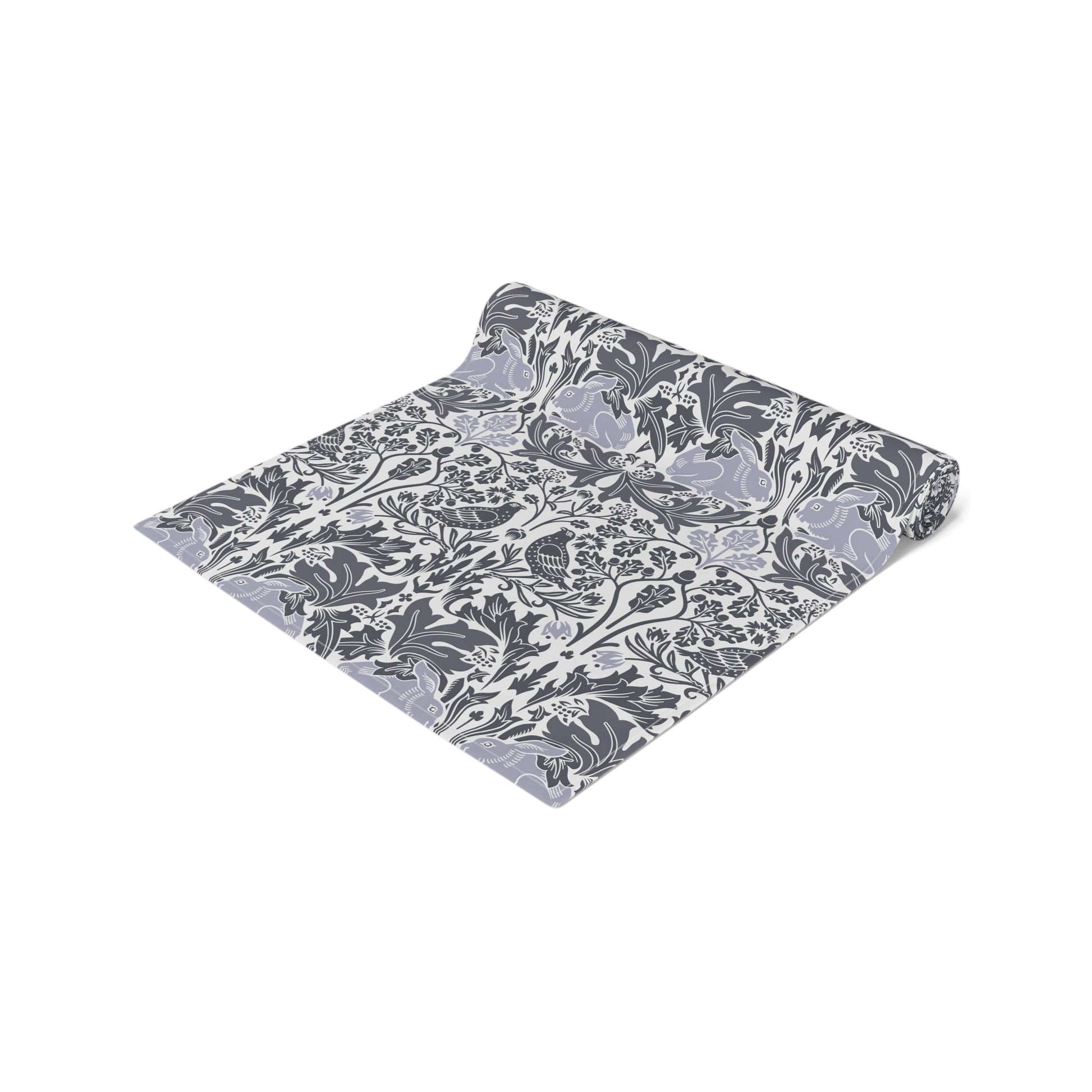 table-runner-by-william-morris-brer-rabbit-collection-grey-7