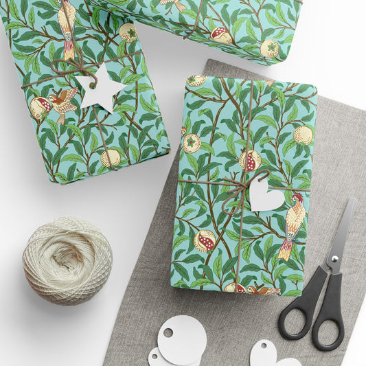 christmas-wrapping-paper-william-morris-bird-pomegranate-tiffany-blue-1