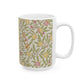 Ceramic Mug inspired by William Morris - Four Fruits Collection (Sand)