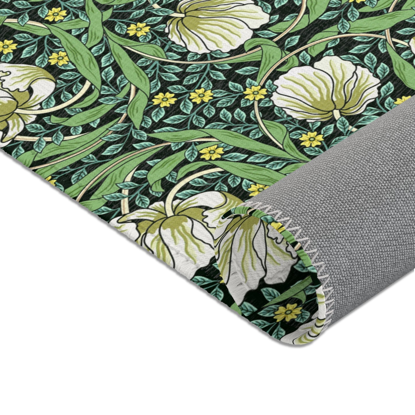 Area Rugs inspired by William Morris - Pimpernel Collection (Green)