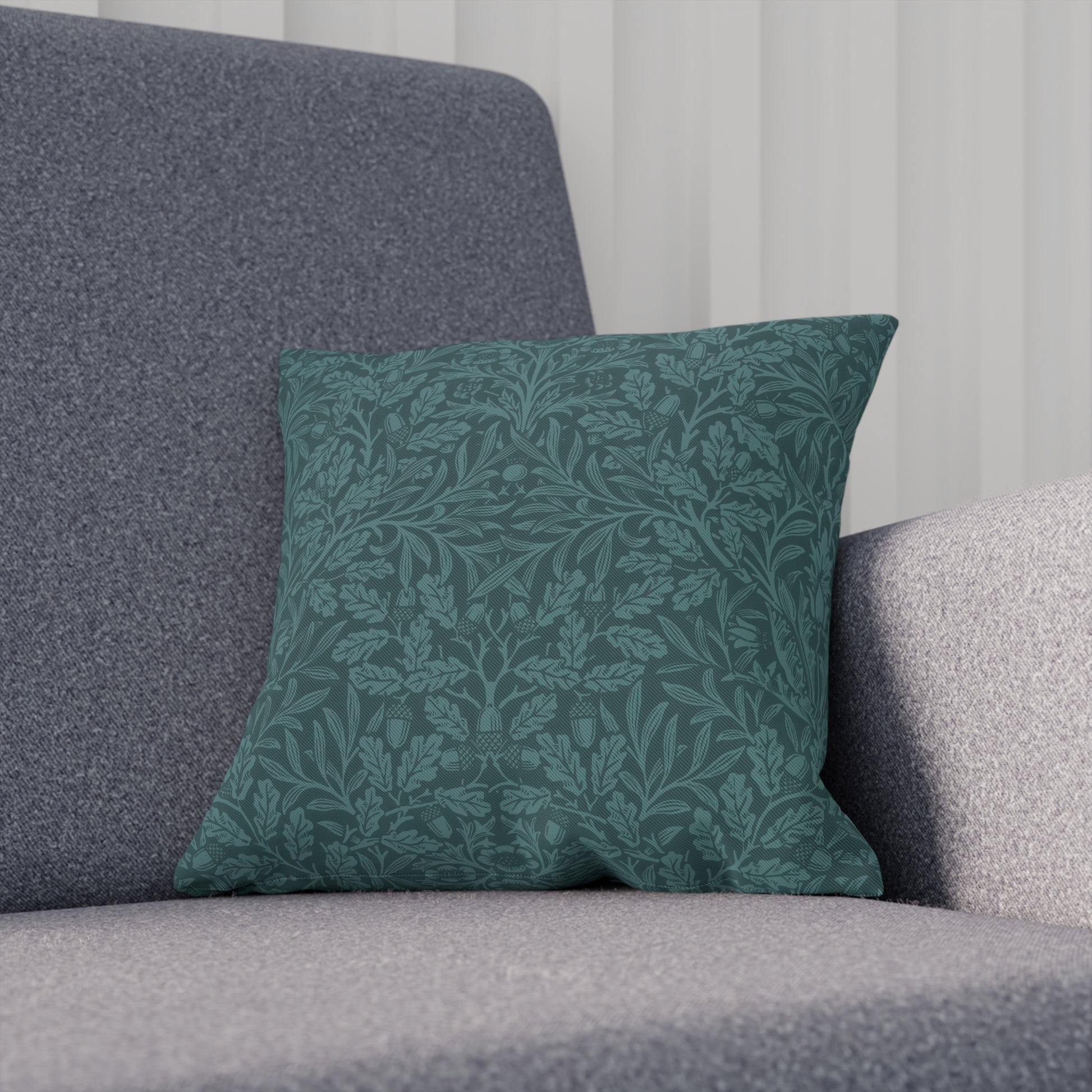 william-morris-co-cotton-drill-cushion-and-cover-acorns-and-oak-leaves-collection-teal-8